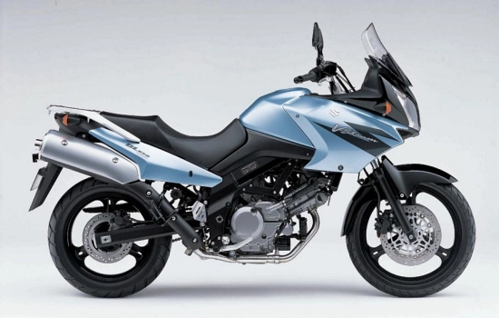 Suzuki DL650 V-STROM 2005 with Silver Motorcycle Decals