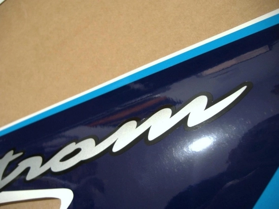 Suzuki DL650 V-STROM 2008 with Blue Replica Decal