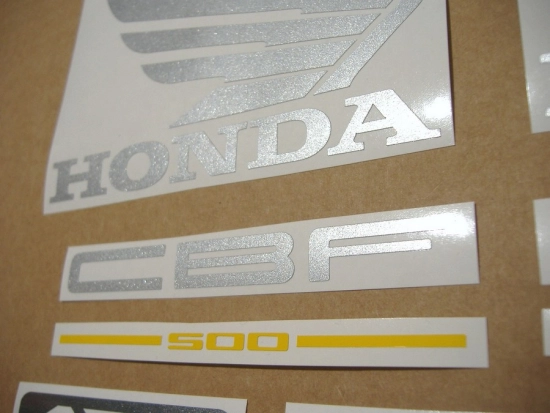 Honda CBF 500 2005 with Black Vinyl-Sticker
