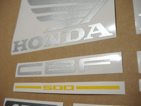 Honda CBF 500 2004 with Blue Vinyl-Sticker