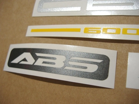 Restauration Aufkleber-Set für Honda CBF 600N 2005 in Schwarz