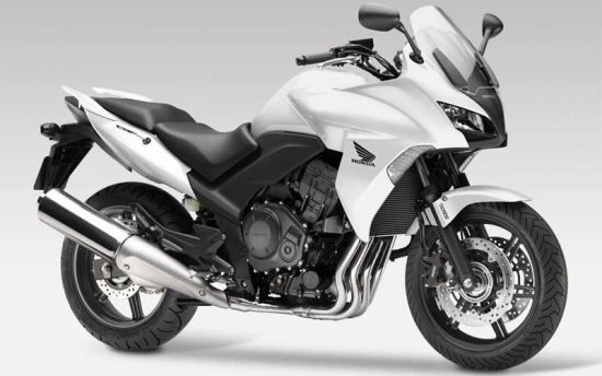 Honda CBF 1000 2010 with White Motorcycle Decals
