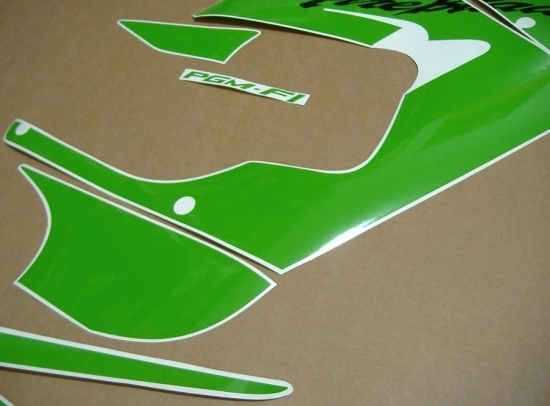 Restauration Aufkleber-Set für Honda CBR 929RR in Lime-Grün