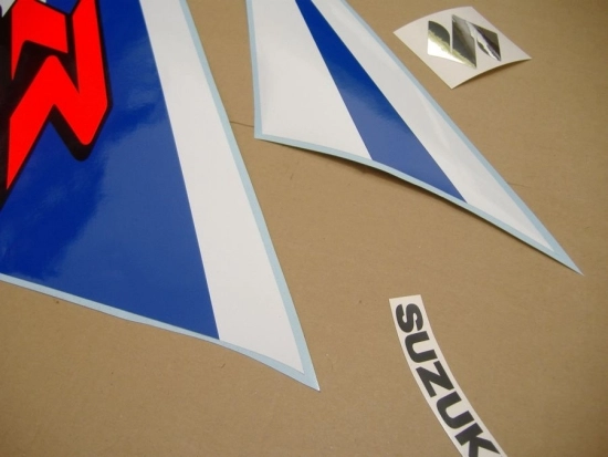 Restauration Aufkleber-Set für Suzuki GSX-R 600 2005 in Gelb/Blau