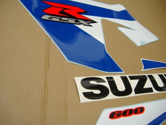 Suzuki GSX-R 600 2005 - Gelb/Blau - Aufkleber-Dekor