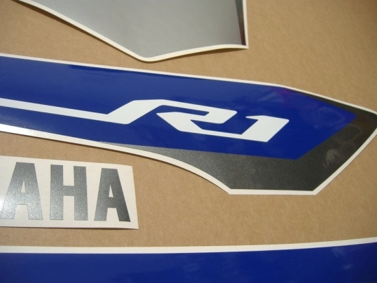 Yamaha YZF-R1 2015 - Blue/Silver - Sticker-Decals