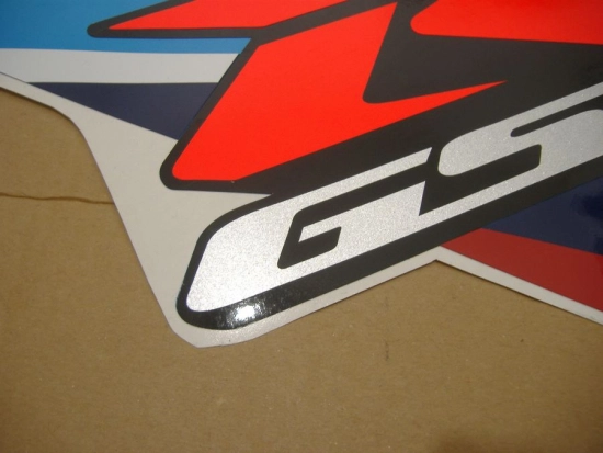 Suzuki GSX-R 600 2007 - Blue/White - Sticker-Decals