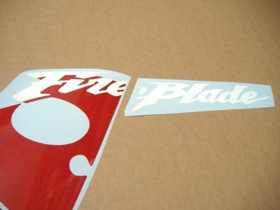 Honda CBR 954RR 2003 - Black/Red - Sticker-Decals