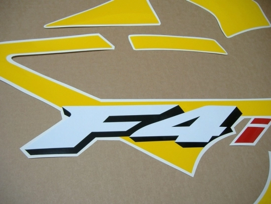 Replica Dekor für Honda CBR 600 F4i 2004 in Gelb/Grau