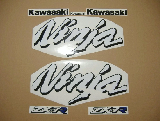 Kawasaki ZX-7R 2000 - Red - Sticker-Decals