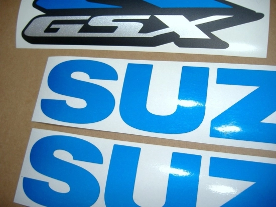 Replica Dekor für Suzuki GSX-R 750 in Reflektierend Blau