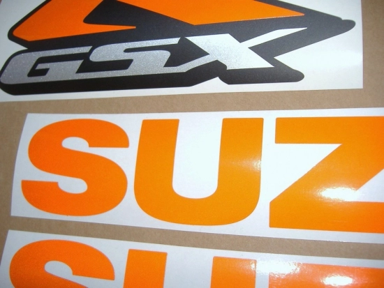 Replica Dekor für Suzuki GSX-R 750 in Reflektierend Orange