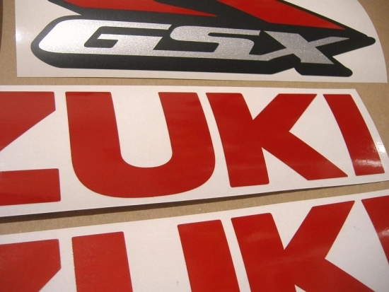 Replica Dekor für Suzuki GSX-R 750 in Reflektierend Rot