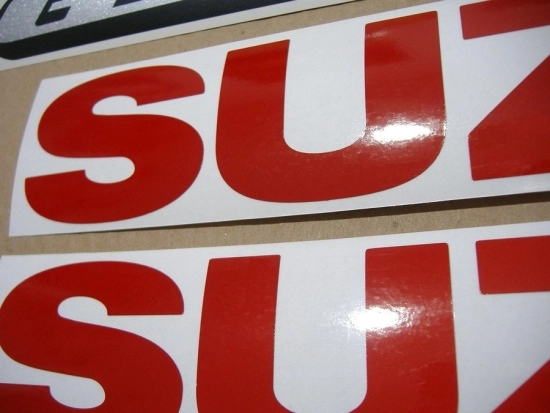 Suzuki GSX-R 750 - Reflektierend Rot - Custom-Aufkleber-Dekor