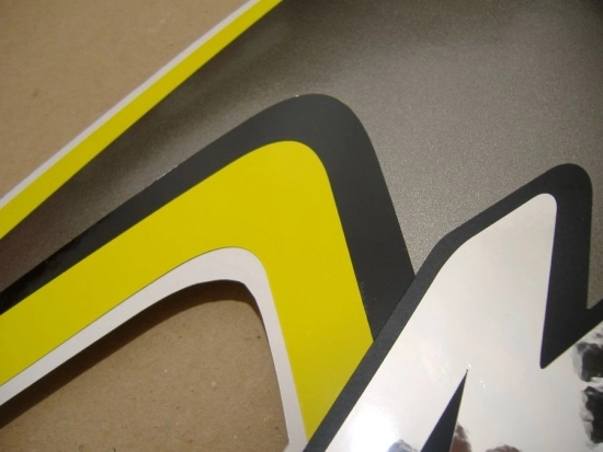 Restoration Sticker for Suzuki GSX-R 600 2008 in Yellow/Silver
