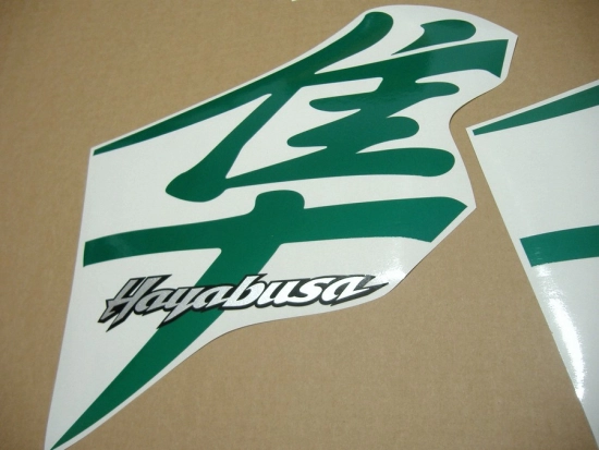 Suzuki Hayabusa 1999-2007 - Reflective Green - Custom-Sticker-Decals