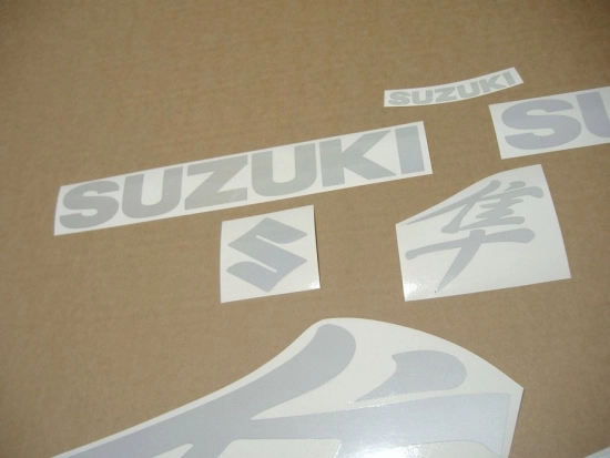 Suzuki Hayabusa 1999-2007 - Reflektierend Weiß - Custom-Aufkleber-Dekor