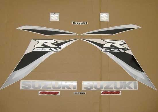 Suzuki GSX-R 600 2009 - Orange/Black - Sticker-Decals