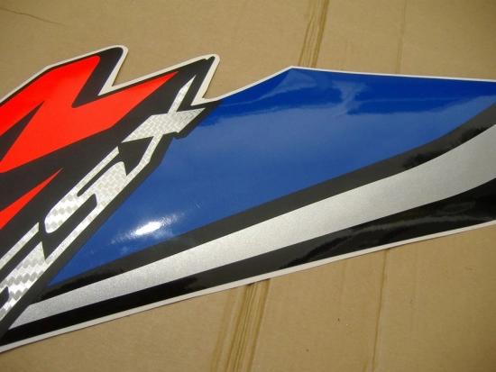 Suzuki GSX-R 600 2009 - White/Blue - Sticker-Decals
