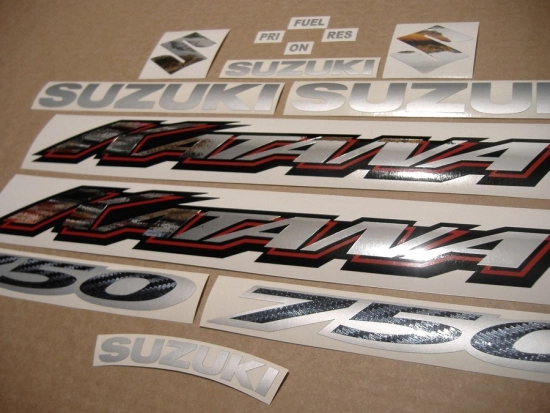 Suzuki GSX-F 750 Katana 2000 - Red US - Sticker-Decals