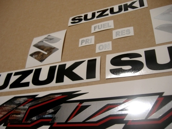 Suzuki GSX-F 750 Katana 2001 - Silver US - Sticker-Decals
