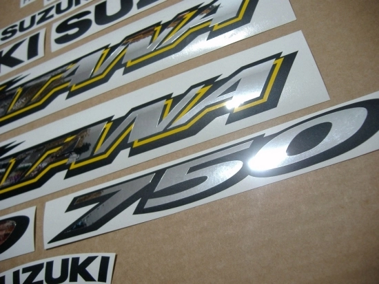 Suzuki GSX-F 750 Katana 2005 - Blue US - Sticker-Decals