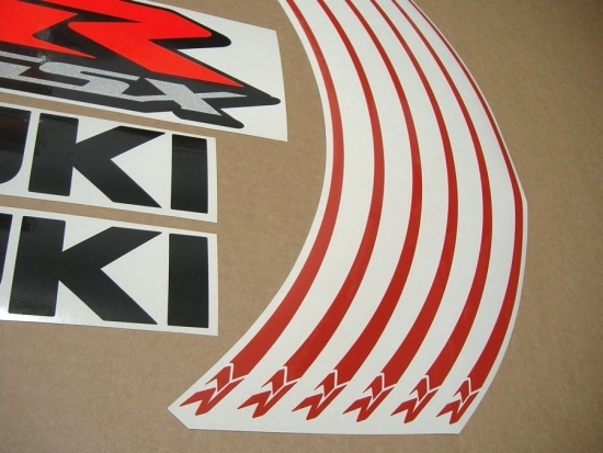 Restauration Aufkleber-Set für Suzuki GSX-R 1000 2015 in Schwarz