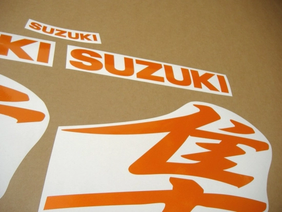 Suzuki Hayabusa 2008-2015 with Reflective Orange Replica Decal