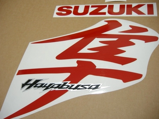 Replica Dekor für Suzuki Hayabusa 2008-2015 in Reflektierend Rot