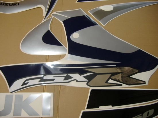 Suzuki GSX-R 750 2000 – Black/Silver - Sticker-Decals