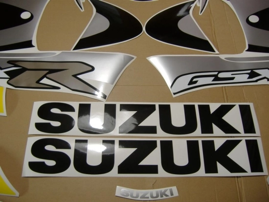 Restauration Aufkleber-Set für Suzuki GSX-R 750 2000 in Gelb/Schwarz