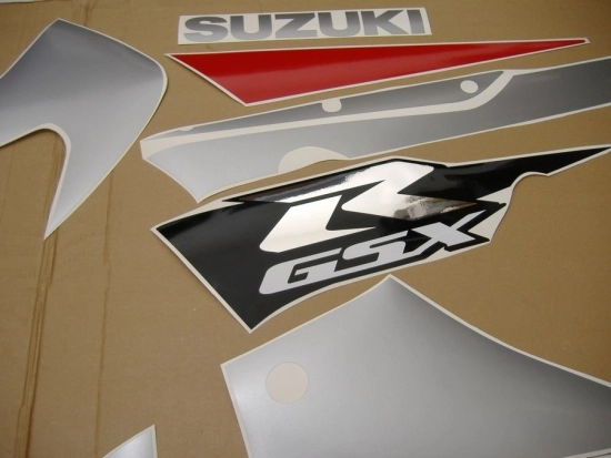 Suzuki GSX-R 750 2001 - Rot/Silber/Schwarz - Aufkleber-Dekor