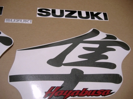 Suzuki Hayabusa 1999 - Black/Grey - Sticker-Decals