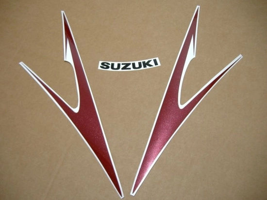 Suzuki Hayabusa 2008 - Weiß/Rot - Aufkleber-Dekor