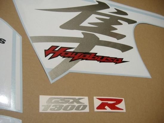 Restauration Aufkleber-Set für Suzuki Hayabusa 2017 in Blau/Weiß