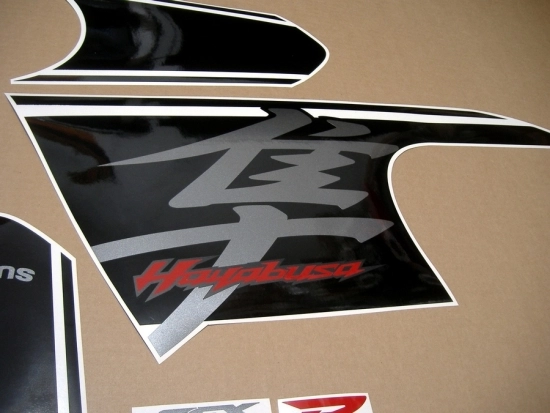 Replica Dekor für Suzuki Hayabusa 2017 in Weiß/Schwarz