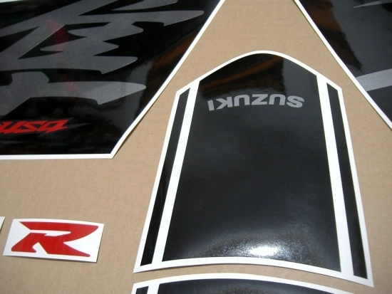 Suzuki Hayabusa 2017 - Weiß/Schwarz - Aufkleber-Dekor