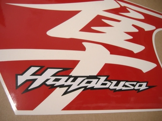 Suzuki Hayabusa 2018 - White/Red - Sticker-Decals