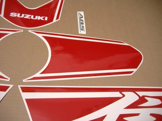 Suzuki Hayabusa 2018 - White/Red - Sticker-Decals