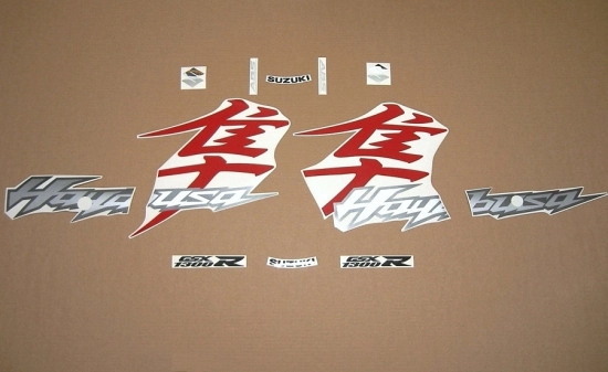 Restoration Sticker for Suzuki Hayabusa 2019 in Grey