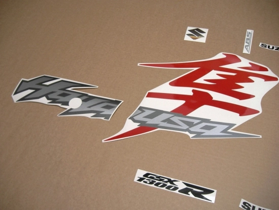 Suzuki Hayabusa 2019 with Grey Vinyl-Sticker