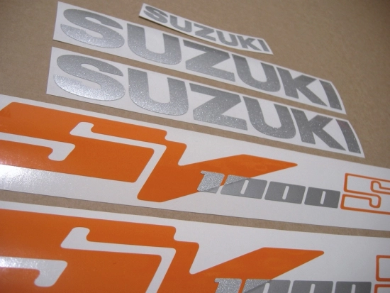 Suzuki SV 1000S 2003 with Orange Replica Decal