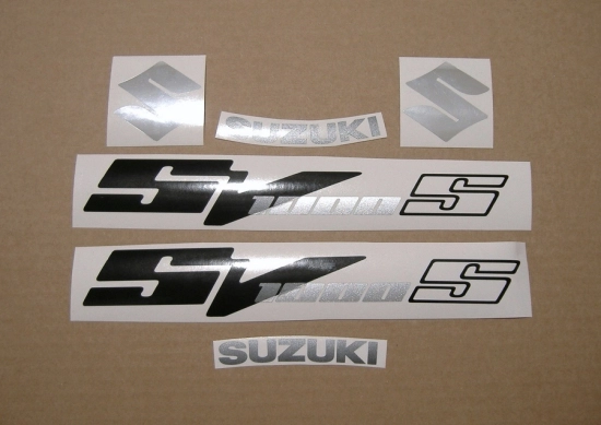 Restoration Sticker for Suzuki SV 1000S 2006 in Grey