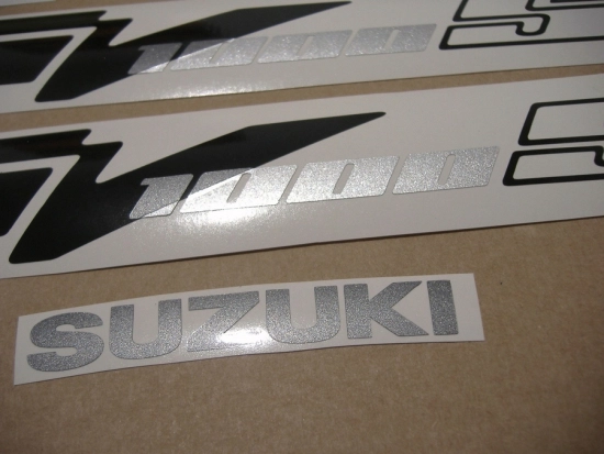 Suzuki SV 1000S 2006 - Grey - Sticker-Decals