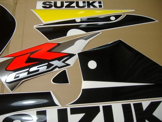 Suzuki GSX-R 750 2002 - Gelb/Schwarz - Aufkleber-Dekor