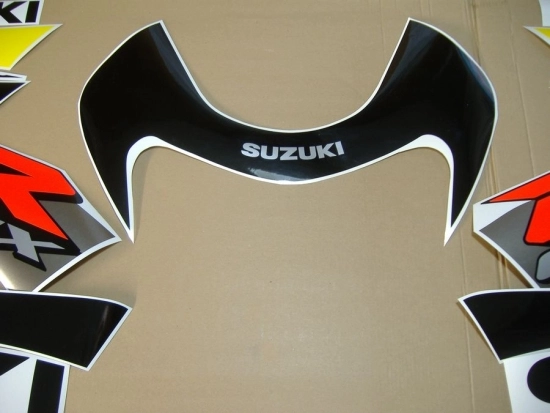 Suzuki GSX-R 750 2002 - Gelb/Schwarz - Aufkleber-Dekor