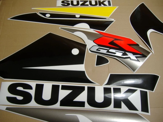 Suzuki GSX-R 750 2002 - Gelb/Schwarz - Aufkleber-Dekor