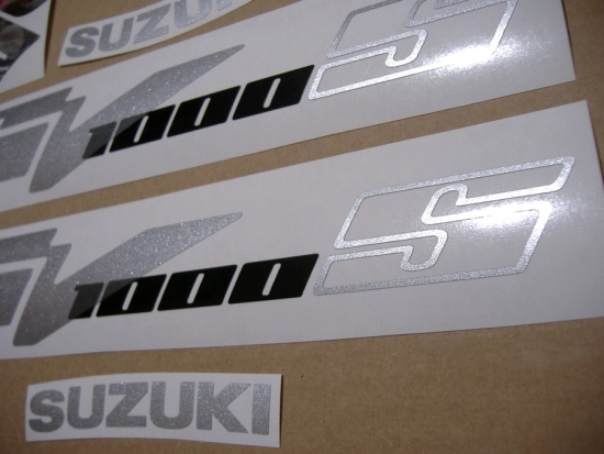 Suzuki SV 1000S 2007 - Blue - Sticker-Decals