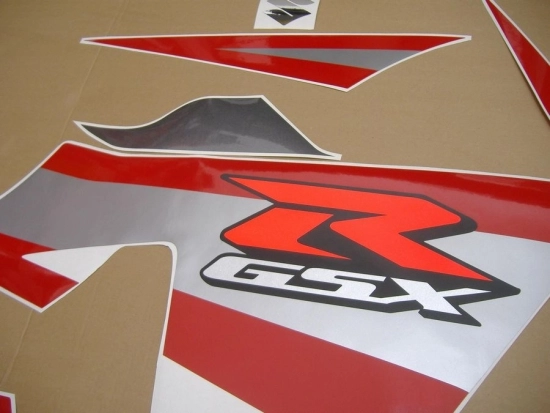 Suzuki GSX-R 750 2004 - Black/Red - Sticker-Decals