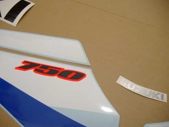 Suzuki GSX-R 750 2005 - Blue/White - Sticker-Decals